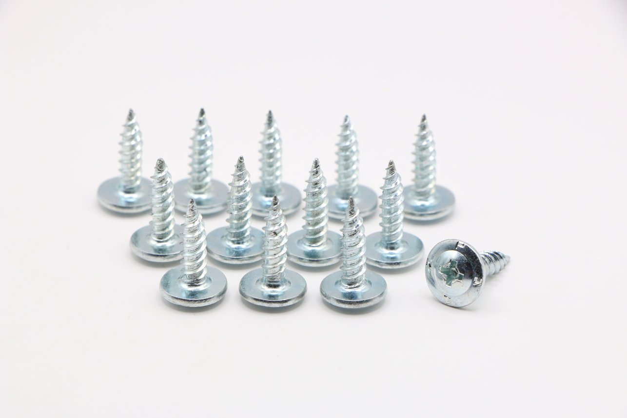 Саморез с прессшайбой 4,2х16 мм острый оцинкованный 100 шт